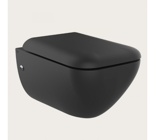 Унитаз, Gessi, подвесной, шгв 358*540*404, цвет-чёрный матовый
