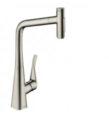 Смеситель для кухни, Hansgrohe, Metris Select M71, sBox, цвет-сталь