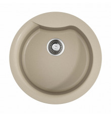 Мойка, OMOIKIRI, Yasugata, шгв 485*485*225, отверстия для смесителя-1 промаркированное, цвет-бежевый