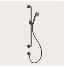 Душевой гарнитур, Gessi, VENTI20, 78, цвет-Black Metal Brushed PVD