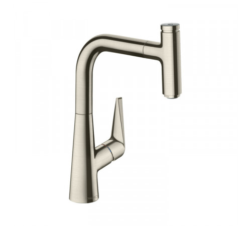 Смеситель для кухни, Hansgrohe, Talis Select M51, цвет-сталь