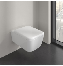 Унитаз, Villeroy&Boch, Skyla, подвесной, шгв 370*530*310, сиденье-в комплекте, цвет-альпийский белый