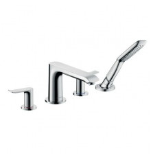 Смеситель для ванны и душа, Hansgrohe, Metris, цвет-хром