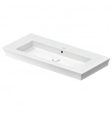 Раковина, Duravit, White Tulip, шгв 1055*490*155, отверстия для смесителя-отсутствуют, цвет раковины-белый глянцевый