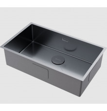 Мойка, Omoikiri, Taki Microdecor, шгв 740*440*200, отверстия для смесителя-отсутствуют, цвет-сталь нержавеющая