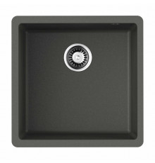 Мойка, OMOIKIRI, Bosen, шгв 440*440*220, отверстия для смесителя-отсутствуют, цвет-платина