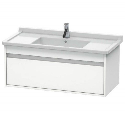 Тумба под раковину, Duravit, Ketho, шгв 1000*455*410, раковина-необходимо заказать, цвет-белый матовый