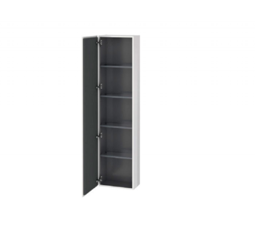Шкаф-пенал, Duravit, L-Cube, шгв 400*243*1760, петли-справа, цвет-белый матовый