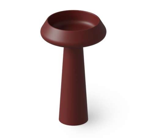Раковина, DEA Design, Pedestal Basin, шгв 545*545*900, отверстия для смесителя-отсутствуют, цвет-Red Wine (Товар заказной, возврату не подлежит)