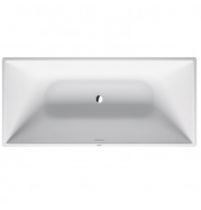 Ванна, Duravit, DuraSquare, шгв 1600*750*485, с двумя наклонами для спины, цвет-белый матовый