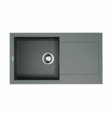 Мойка, OMOIKIRI, Sakaime, шгв 780*435*230, отверстия для смесителя-6 промаркированных, цвет-Leningrad grey