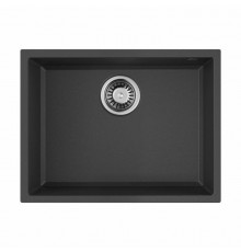 Мойка, OMOIKIRI, Tedori, шгв 550*420*220, отверстия для смесителя-отсутствуют, цвет-чёрный