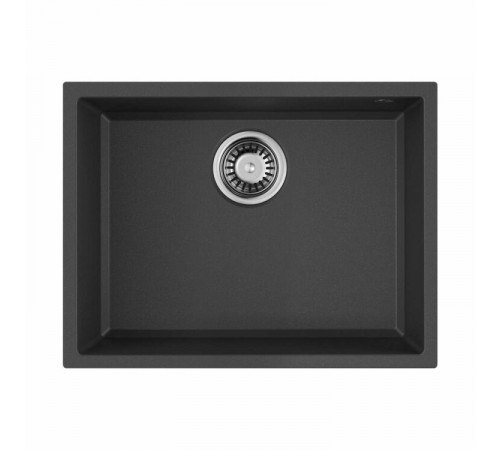 Мойка, OMOIKIRI, Tedori, шгв 550*420*220, отверстия для смесителя-отсутствуют, цвет-чёрный