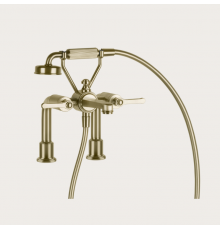 Смеситель для ванны и душа, Gessi, VENTI20, цвет-Brushed Brass PVD