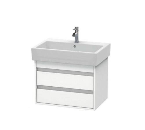 Тумба под раковину, Duravit, Ketho, шгв 650*440*480, раковина-необходимо заказать, цвет-белый матовый