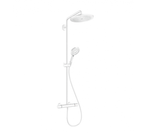 Душевая стойка, Hansgrohe, Croma Select S, цвет-белый матовый