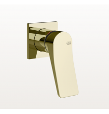 Смеситель для ванны и душа, Gessi, Rilievo, цвет-Brass PVD