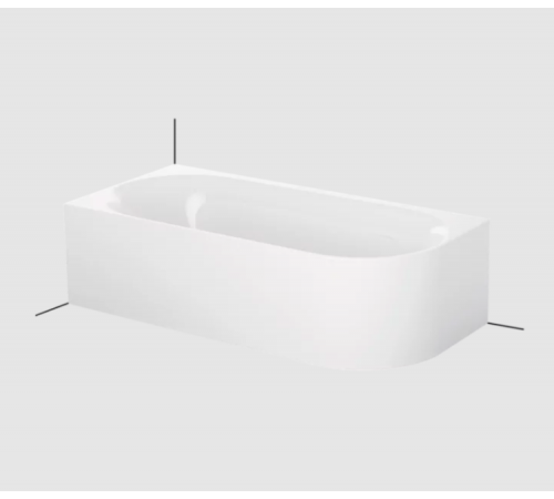 Ванна, Bette, BetteLux Oval IV Silhouette, шгв 1950*950*450, BetteGlasur® Plus, цвет-белый