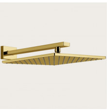 Верхний душ, Gessi, Rettangolo, 300*300, цвет-Gold PVD