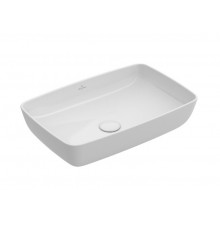 Раковина, Villeroy&Boch, Artis, шгв 580*380*125, отверстия для смесителя-отсутствуют, CeramicPlus, цвет-альпийский белый