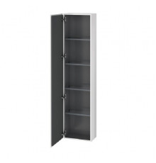 Шкаф-пенал, Duravit, L-Cube, шгв 400*243*1760, петли-слева, цвет-белый глянцевый