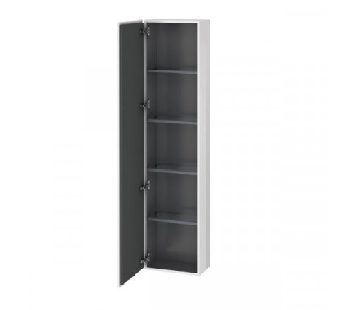 Шкаф-пенал, Duravit, L-Cube, шгв 400*243*1760, петли-слева, цвет-белый глянцевый