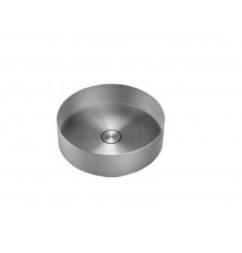 Раковина, Gessi, 316, шгв 400*400*125, отверстия для смесителя-отсутствуют, цвет -Steel Brushed