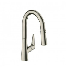 Смеситель для кухни, Hansgrohe, Talis M51, цвет-сталь