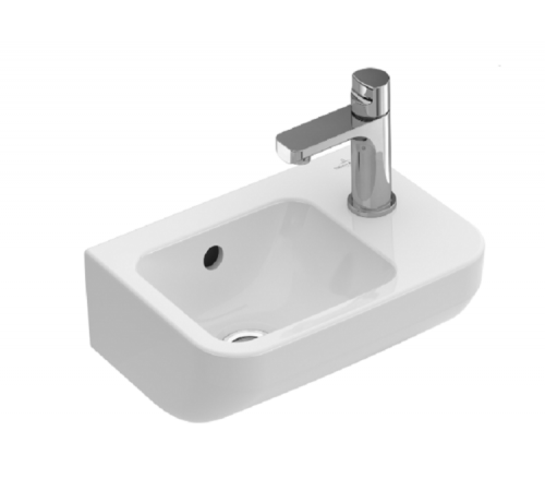 Раковина, Villeroy&Boch, Architectura, шг 360*260, отверстия для смесителя-1, CeramicPlus, цвет-альпийский белый