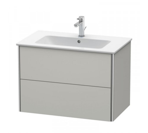 Тумба под раковину, Duravit, XSquare, шгв 810*478*560, раковина-необходимо заказать, цвет-бетонно-серый матовый