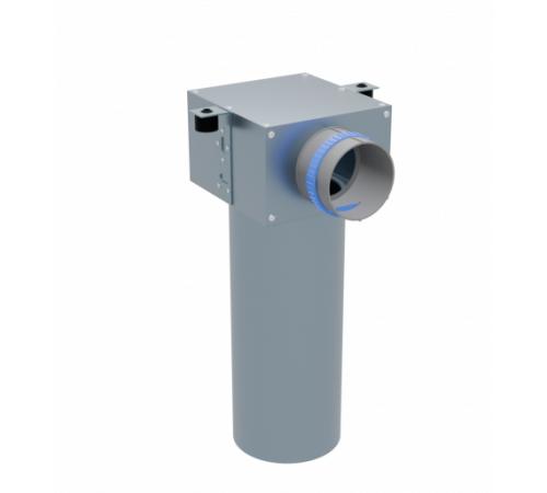 Пленум, Flexag FL-PCP-100/75x1, вентиляционный потолочный, D100, на 1 выxод FLD