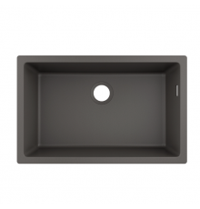 Мойка, Hansgrohe, S51, шгв 710*450*205, отверстия для смесителя-отсутствуют, цвет-серый камень
