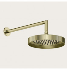 Верхний душ, Gessi, Rigato, 218*218, цвет-Brass PVD