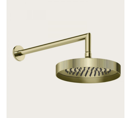 Верхний душ, Gessi, Rigato, 218*218, цвет-Brass PVD