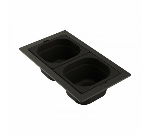 Контейнер, Omoikiri, DC-04-2, для кухонной мойки, шгв 376*220*100, цвет- графит