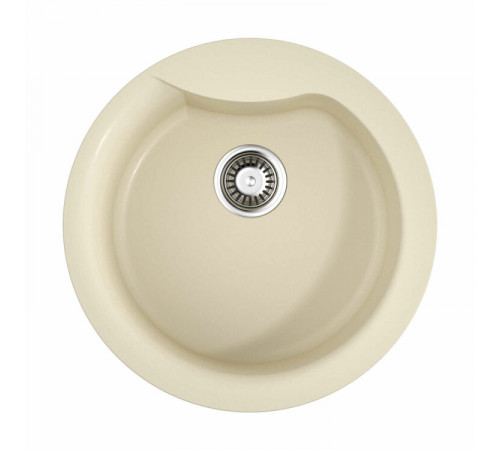 Мойка, OMOIKIRI, Yasugata, шгв 485*485*225, отверстия для смесителя-1 промаркированное, цвет-ваниль