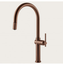 Смеситель для кухни, Gessi, Habito, цвет-Copper Brushed PVD
