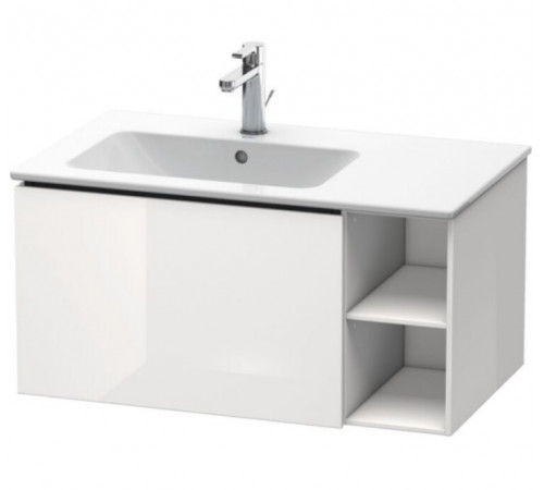 Тумба под раковину, Duravit, L-Cube, шгв 820*481*400, раковина-необходимо заказать, чаша слева, цвет-белый глянцевый