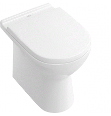 Унитаз, Villeroy&Boch, O'Novo, приставной, шгв 360*650*400, CeramicPlus, цвет-альпийский белый