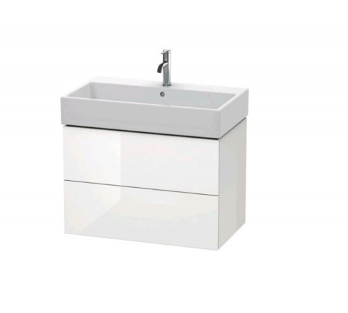 Тумба под раковину, Duravit, L-Cube, шгв 784*459*544, раковина-необходимо заказать, цвет-белый глянцевый