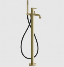 Смеситель для ванны и душа, Gessi, 316 Bath-Shower, напольный, цвет-Brushed Brass PVD