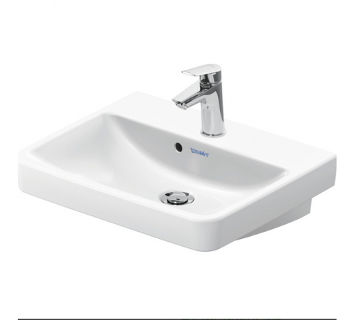 Раковина, Duravit, Duravit No.1, шг 500*400, отверстия для смесителя-1, цвет-белый