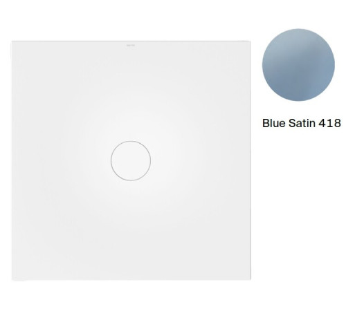 Душевой поддон, Bette, BetteAir, шгв 1100*900*10, с BetteАнтислип Pro, цвет-Blue Satin matt