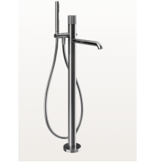 Смеситель для ванны и душа, Gessi, Habito Rigato, напольный, цвет-хром