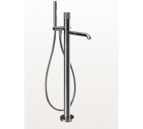 Смеситель для ванны и душа, Gessi, Habito Rigato, напольный, цвет-хром