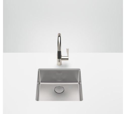 Мойка, Dornbracht, шгв 440*440*195, отверстия для смесителя-отсутствуют, цвет-сталь