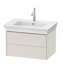 Тумба под раковину, Duravit, White Tulip, шгв 684*458*410 мм, раковина-необходимо заказать, цвет-скандинавский белый шелковисто-матовый