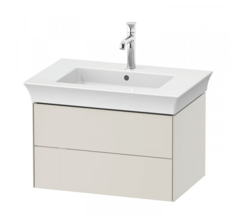 Тумба под раковину, Duravit, White Tulip, шгв 684*458*410 мм, раковина-необходимо заказать, цвет-скандинавский белый шелковисто-матовый