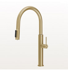 Смеситель для кухни, Gessi, Flessa, цвет-Brushed Brass PVD