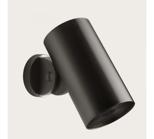 Верхний душ, Gessi, Spotwater Flessa, 79*79, цвет-Black Metal Brushed PVD